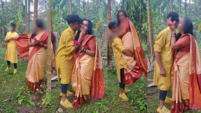 Teacher Romantic Photos with student Karnataka Teacher suspended after Romantic Photoshoot With Student on Educational Trip Goes Viral Viral News : सहलीला गेलेल्या मुख्याध्यापिकेचा विद्यार्थ्यासोबत रोमान्स, व्हायरल फोटोशूटनंतर कारवाई