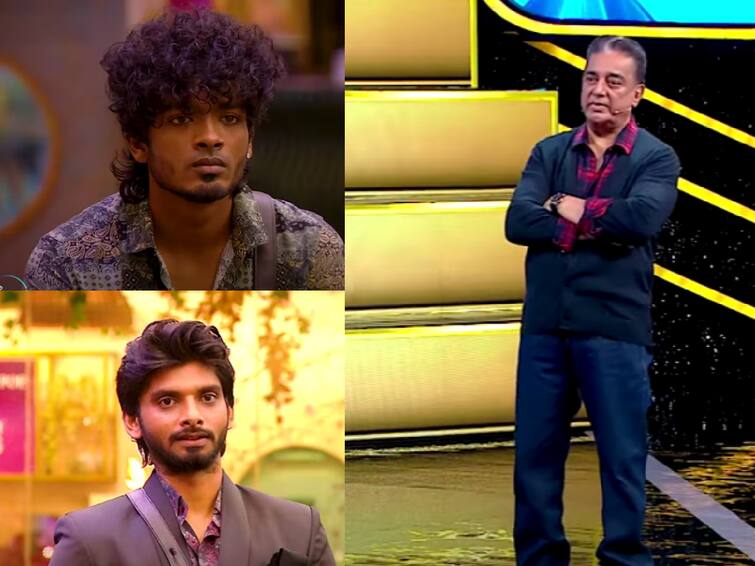 Bigg Boss 7 Tamil nixen and vijay varma task issue kamal hassan today episode Bigg Boss Tamil: டாஸ்க்கில் ஃப்ராடுத்தனம் செய்த நிக்சன், விஜய்.. சரமாரி கேள்வி கேட்ட கமல்! இன்றைய பிக்பாஸில்!