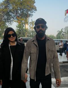 Katrina-Vicky Pics: एक-दूसरे का हाथ थाम एयरपोर्ट पर स्पॉट हुए लवबर्ड विक्की-कैटरीना, लॉन्ग ब्लैक कोट में बेहद स्टाइलिश दिखीं एक्ट्रेस