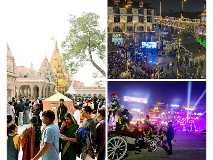 As the clock ticks, people all over India gather to usher in the new year with great pomp and show. Here is a glimpse of how celebrations unfold in different places across the country.