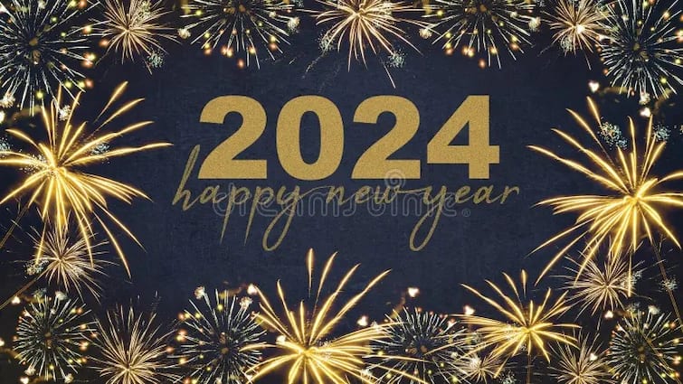 Happy New Year 2024 new year wishes in marathi Happy New Year 2024 : नवं वर्षानिमित्त तुमच्या प्रिय व्यक्तीला द्या 'या' खास शुभेच्छा; उत्सवाचा आनंद द्विगुणित करा...