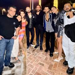 MS Dhoni : क्रिती सॅननसह तिच्या बहिणींसोबत ते रिषभ पंतपर्यंत; धोनीचा हटके लुकमध्ये दुबईत न्यू इअर सेलिब्रेशनमध्ये 'जलवा'