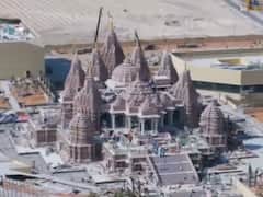 UAE BAPS Temple: તસવીરોમાં જુઓ અબુ ધાબીમાં બની રહેલા BAPS હિન્દુ મંદિરની ઝલક, PM મોદી કરશે ઉદ્ઘાટન