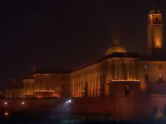 Rashtrapati Bhavan, North And South Block Light Up On New Year's Eve- In PICS