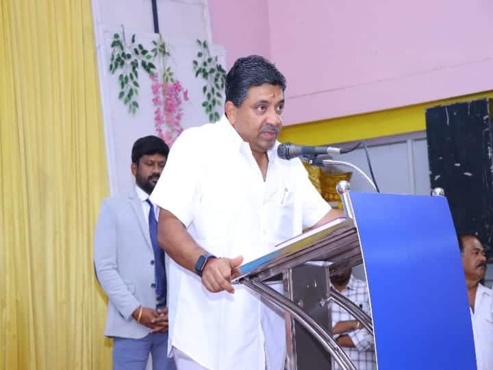 The Chief Minister's goal is to create a 100% educated student society in Tamil Nadu Minister Palanivel Thiagarajan Speech தமிழ்நாட்டில் 100% கல்வியறிவு  பெற்ற மாணவ சமுதாயத்தை உருவாக்குவதே முதல்வரின் இலக்கு - அமைச்சர் பழனிவேல் தியாகராஜன்