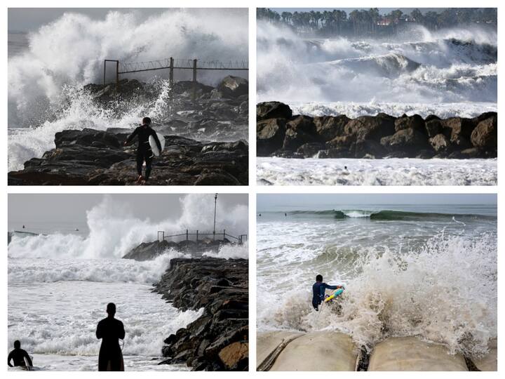 Communities on the Californian coastline faced yet another day of towering waves and flooding. An evacuation order was issued to shift the people to safer places.