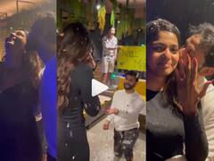 VIDEO: फटाक्यांची आतषबाजी अन् रिंग; सिद्धेशनं पूजा सावंतला फिल्मी स्टाईलमध्ये केलं प्रपोज