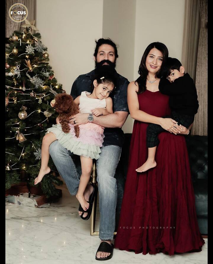 KGF star Yash along with his wife Radhika Pandit wished their fans a Happy New Year 2024
