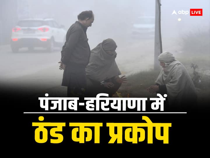 Haryana and Punjab Weather: उत्तर भारत में इस वक्त कड़ाके की ठंड पड़ रही है. उधर, पंजाब और हरियाणा के भी कई हिस्सों में सोमवार को ठंड और कोहरे का असर देखा गया.