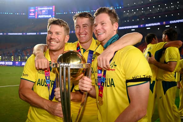 Throughout his 29-match ICC Cricket World Cup journey, David Warner accumulated a total of 1,527 runs, securing the sixth-highest run-scorer position in the tournament's history.