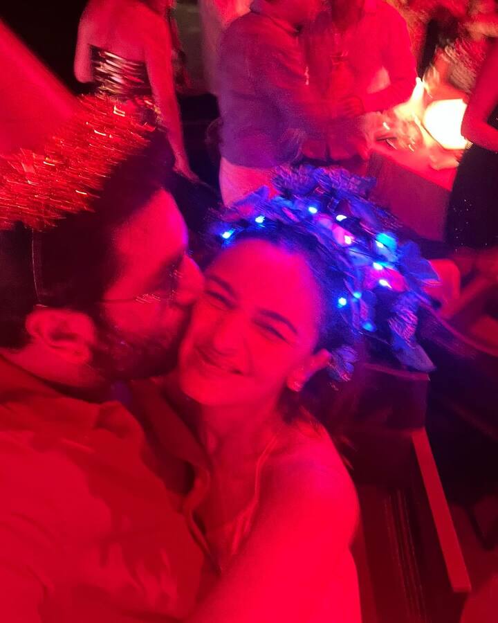 Taking to her Instagram, Alia Bhatt dropped pictures of herself, her husband Ranbir Kapoor, and a little glimpse of her daughter Raha Kapoor enjoying the festive season in their own way.