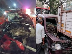 नववर्षाचा माहोल असतानाच मुंबई-नाशिक महामार्गावर दोन भीषण अपघात