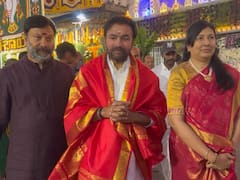 Union Minister Kishan Reddy : తిరుమల శ్రీవారి సేవలో పాల్గొన్న కేంద్రమంత్రి కిషన్ రెడ్డి | ABP Desam