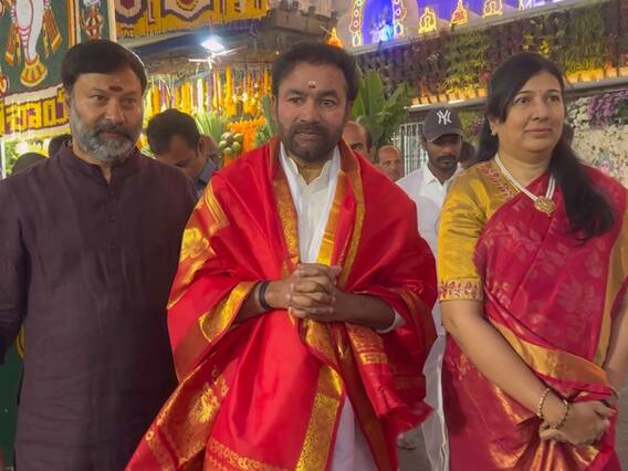 Union Minister Kishan Reddy : తిరుమల శ్రీవారి సేవలో పాల్గొన్న కేంద్రమంత్రి కిషన్ రెడ్డి | ABP Desam