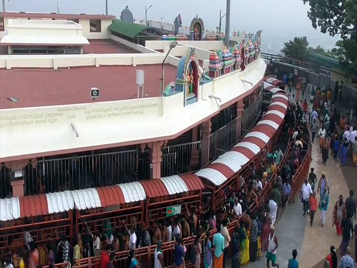 Palani Murugan Temple: பழனி முருகன் கோயிலில் குவிந்த பக்தர்கள் கூட்டம்... 3 மணி நேரம்காத்திருந்து சாமி தரிசனம்