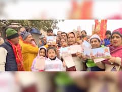 Chandigarh Residents Display Ayodhya Ram Temple Consecration Invitation Card. WATCH