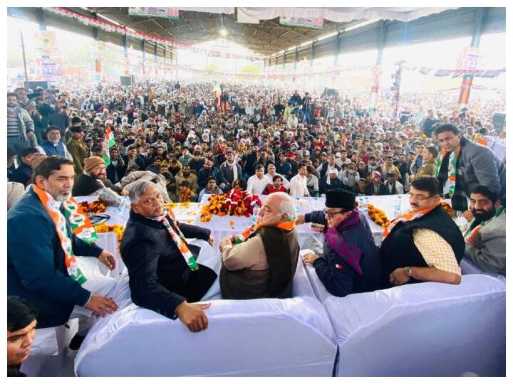 Gurugram Bhupendra Singh Hooda claim Congress government is going to be formed in Haryana targets BJP-JJP Gurugram: भूपेंद्र सिंह हुड्डा का दावा- 'हरियाणा में बनने जा रही कांग्रेस की सरकार' बीजेपी-जेजेपी पर साधा निशाना