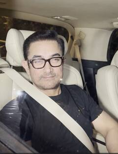 Pics: आयरा के प्री-वेडिंग फंक्शन के बाद बेटे संग स्पॉट हुए Aamir Khan, साड़ी में दिखा Kiran Rao का एलिगेंट लुक