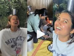 चुलीवर भाकऱ्या आणि  'अॅनिमल'मधील गाण्यावर जबरदस्त डान्स; प्राजक्ता माळीचं हटके थर्टी फर्स्ट सेलिब्रेशन