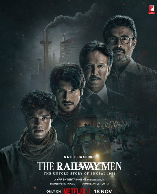 वेब सीरीज द रेलवे मैन साल 1984 में हुई गैस लीक ट्रेजेडी पर बेस्ड है. इस सीरीज में उस दर्दनाक हादसों के दिखाया गया है. ये सीरिज नेटफ्लिक्स पर उपलब्ध है.