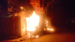 Nagpur Fire : नागपूरच्या कोंढाळी भागात आठ ते दहा दुकानांना भीषण आग, मध्यरात्री लागलेल्या आगीने खळबळ