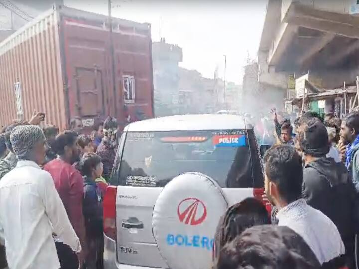 Drivers against hit and run law chased by railway police in Hajipur ANN Truck Driver Strike: हाजीपुर में 'हिट एंड रन' कानून के खिलाफ ड्राइवरों का चक्का जाम, प्रदर्शनकारियों ने रेल पुलिस को खदेड़ा