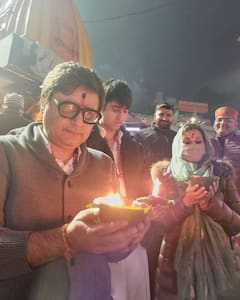 Sonali Bendre Visits Neelkanth With Family To Start The Year; PICS