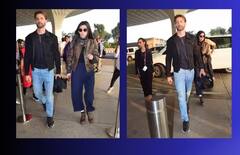 ગર્લફ્રેન્ડ સાથે સ્પૉટ થયો Hrithik Roshan, ડેનિમ જીન્સ-લેધર જેકેટમાં હેન્ડસમ લાગ્યો 'ફાઇટર' એક્ટર, Saba Azadનો પણ સ્ટાઇલિશ લૂક