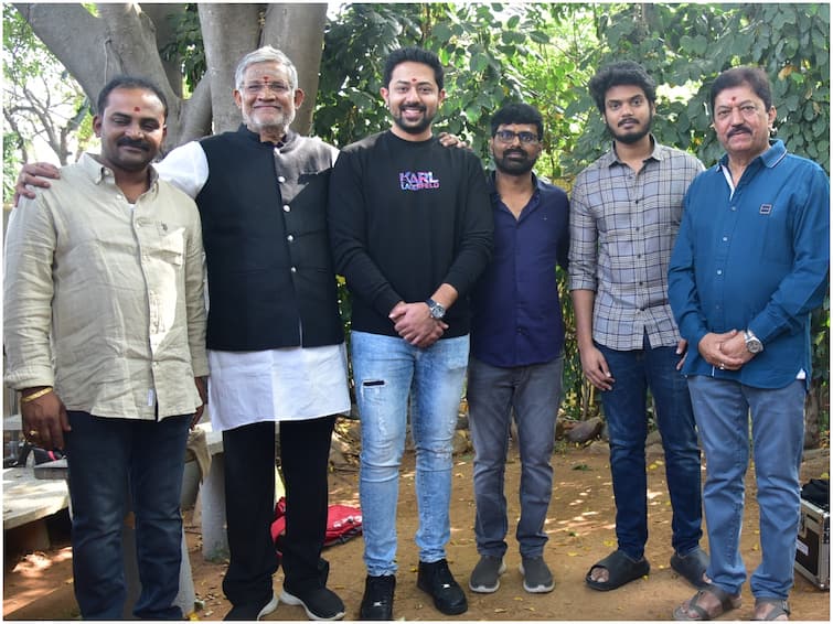 Pranam Devaraj 3rd movie in Telugu starts with formal pooja ceremony Pranam Devaraj: తెలుగులో మూడో సినిమా స్టార్ట్ చేసిన పాన్ ఇండియా యాక్టర్ కొడుకు