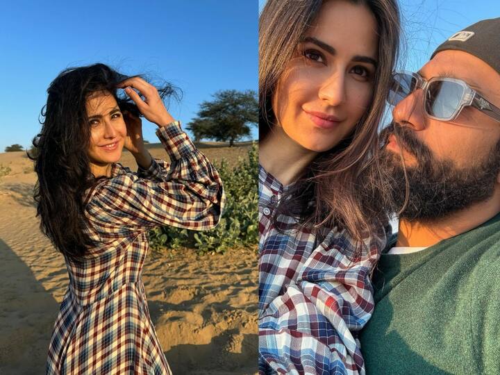 Katrina Kaif Photos : கணவர் விக்கி கௌஷலுடன் போஸ் கொடுக்கும் நடிகை கத்ரினாவின் புகைப்படங்களை இங்கே பார்க்கலாம்.