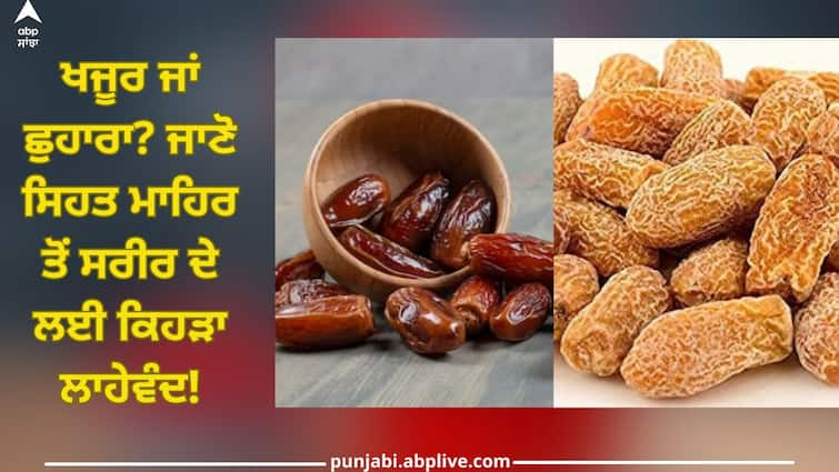 Fresh Dates vs Dry Dates? Know what is beneficial for body from health expert Fresh Dates vs Dry Dates: ਖਜੂਰ ਜਾਂ ਛੁਹਾਰਾ? ਜਾਣੋ ਸਿਹਤ ਮਾਹਿਰ ਤੋਂ ਸਰੀਰ ਦੇ ਲਈ ਕਿਹੜਾ ਲਾਹੇਵੰਦ!