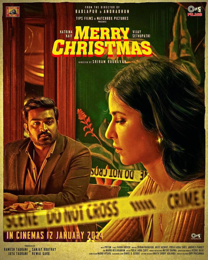 மேலும் நடிகர் விஜய் சேதுபதியுடன் இணைந்து மெர்ரி கிறிஸ்துமஸ் என்ற படத்தில் நடித்துள்ளார். இந்த திரைப்படம் ஜனவரி 12 ஆம் தேதி வெளியாக உள்ளது.