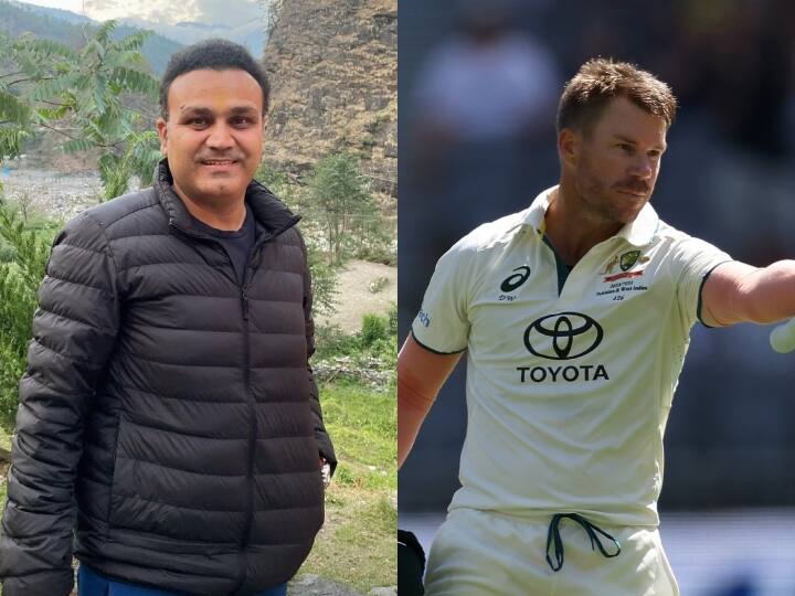 David Warner will be a great in test cricket former India cricket Team legend Virender Sehwag predicted before Australian batter's debut PAK vs AUS 3rd Test David Warner: टेस्ट क्रिकेट में धमाका करेंगे डेविड वार्नर, सहवाग ने डेब्यू से पहले ही कर दी थी ये भविष्यवाणी