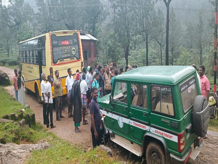 மாஞ்சோலைக்கு செல்லும் பேருந்து போக்குவரத்து மீண்டும் துண்டிப்பு