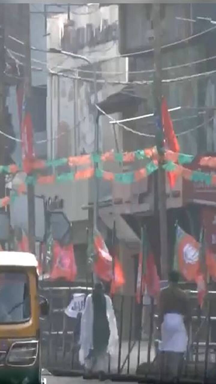 केरल के त्रिशूर शहर में पीएम नरेंद्र मोदी के स्वागत की तैयारियां हुई | #abpnewsshorts