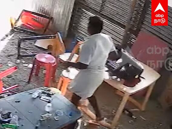 Nellai TASMAC Issue : டாஸ்மாக் சேரை அடித்து நொறுக்கி அட்டகாசம்..’’கவுன்சிலருக்கே சரக்கு தரமாட்டியா?’'