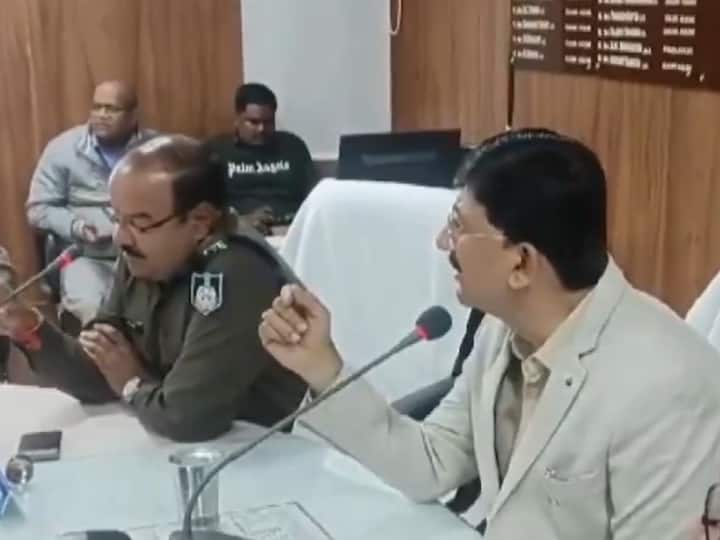 MP Collector Viral Video Kya Aukat Hai Tumhari Kishor Kanyal Loses Cool During Meeting With Protesting Drivers MP Collecter's Viral 'Aukat' Remark At Meeting With Drivers Draw Sharp Reaction From CM Mohan Yadav