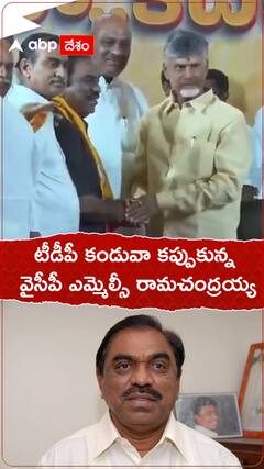 టీడీపీ కండువా కప్పుకున్న వైసీపీ ఎమ్మెల్సీ రామచంద్రయ్య