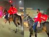 Food Delivery on Horse: గుర్రపు స్వారీతో జొమాటో ఫుడ్ డెలివరీ, విపరీతంగా వీడియో వైరల్!