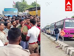Kilambakkam protest : ”2 கி.மீ-க்கு டிராபிக்” பேருந்தை சிறைப்பிடித்த மக்கள்! அதிரும் கிளாம்பாக்கம்!
