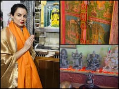 కంగనా మనాలి ఇంట్లో పూజ గది చూశారా? ఆలయాన్ని తలపిస్తోంది!