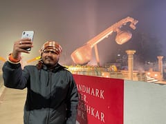 Ayodhya's Lata Mangeshkar Chowk Turns Perfect Selfie Spot For Locals, Tourists. In Pics