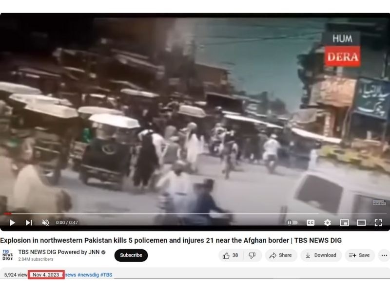 Fact Check: Old Video Of Explosion Falsely Claims Jaish-e-Mohammed Chief Masood Azhar Is Dead