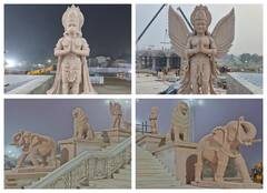 Ayodhya Ram Mandir: Garuda, Hanuman Take Their Places At Temple Entrance. In Pics