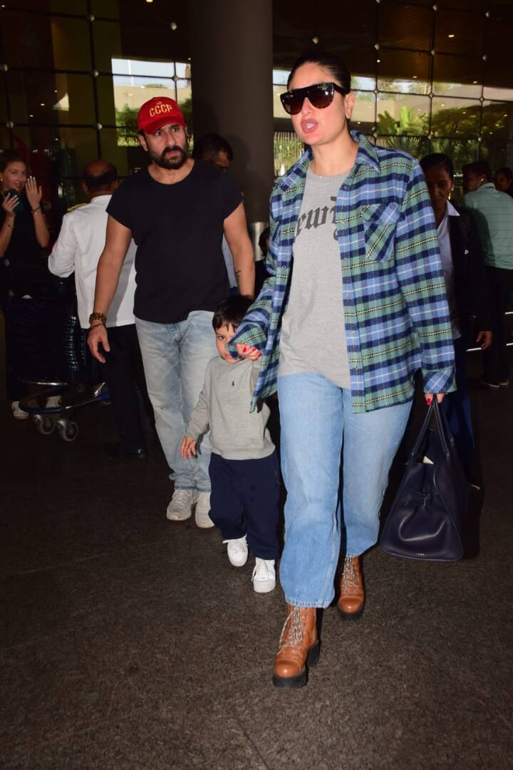 इस दौरान पैप्स ने कपल की जमकर तस्वीरें क्लिक कीं.