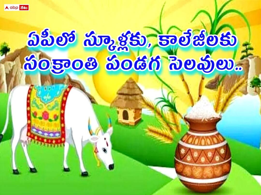 AP Sankranthi Holidays: ఏపీలో స్కూళ్లకు, కాలేజీలకు సంక్రాంతి పండగ సెలవులు ఎన్నిరోజులంటే? sankranthi holidays 2024 for school and colleges in andhrapradesh AP Sankranthi Holidays: ఏపీలో స్కూళ్లకు, కాలేజీలకు సంక్రాంతి పండగ సెలవులు ఎన్నిరోజులంటే?