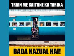 'Bada Kazual Hai': Here's How Railways Asked Passengers To Be A 'Responsible Rail Yatri'