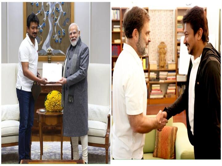 Minister Udhayanithi stalin meet PM Modi invite delhi kelho india game final day celebration Udhayanithi Stalin: பிரதமர் மோடியை நேரில் சந்தித்த அமைச்சர் உதயநிதி! சோனியா, ராகுல் காந்தியுடனும் சந்திப்பு! ஏன் தெரியுமா?