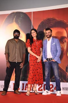 Vijay Sethupathi:  'मेरी ख्रिसमस' च्या इव्हेंटमधील विजय सेतुपतीच्या सिंपल लूकनं वेधलं लक्ष