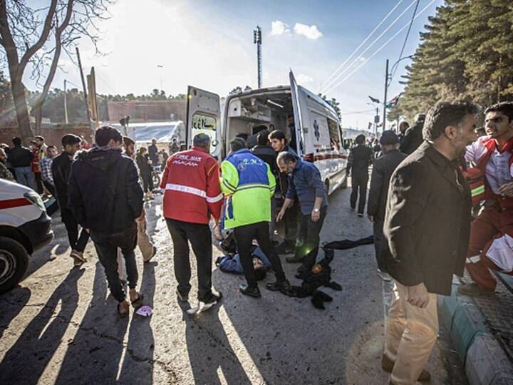 ISIS Claims Responsibility For Iran Twin Bombings Suicide Bombing US Qasem Soleimani Grave ISIS Claims Responsibility For Iran Twin Bombings, Says 2 Members 'Activated Explosive Vests'
